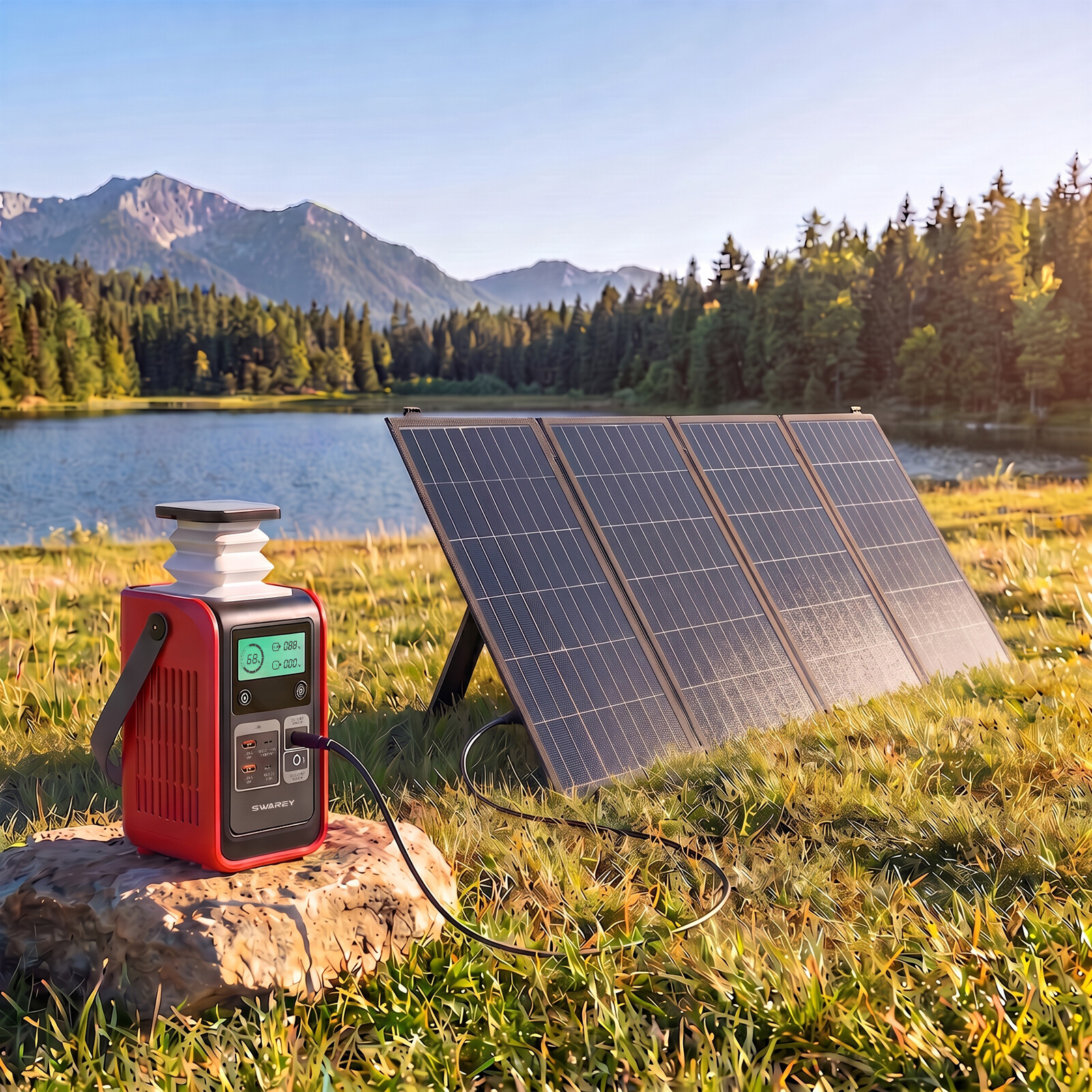 40W Foldable Solar Panel Portable Solar Mobile Phone Charger image8