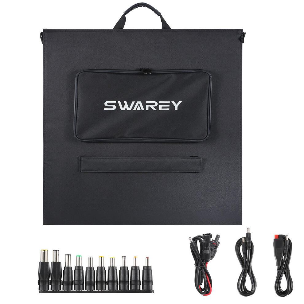 Swarey 100W Solar Panels High Efficiency Monocrystalline 12V Battery Charger image7