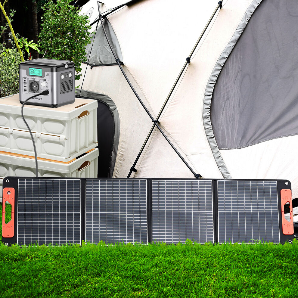 SWAREY 100W Portable Solar Panels for Camping RV Monocrystalline Power Station image4