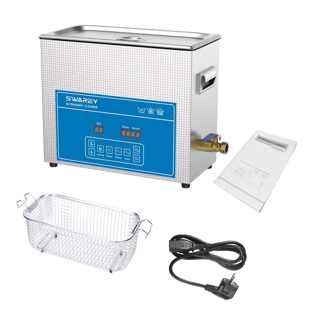SWAREY 6.5L 40KHz Ultrasonic Cleaner with Heater Timer for Parts Tools Jewelry image8