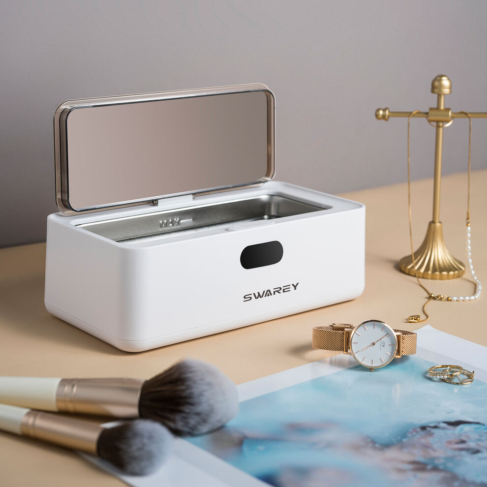 SWAREY 500ML Ultrasonic Cleaner 45KHz w/Basket for Jewelry Glasses Dentures More image6