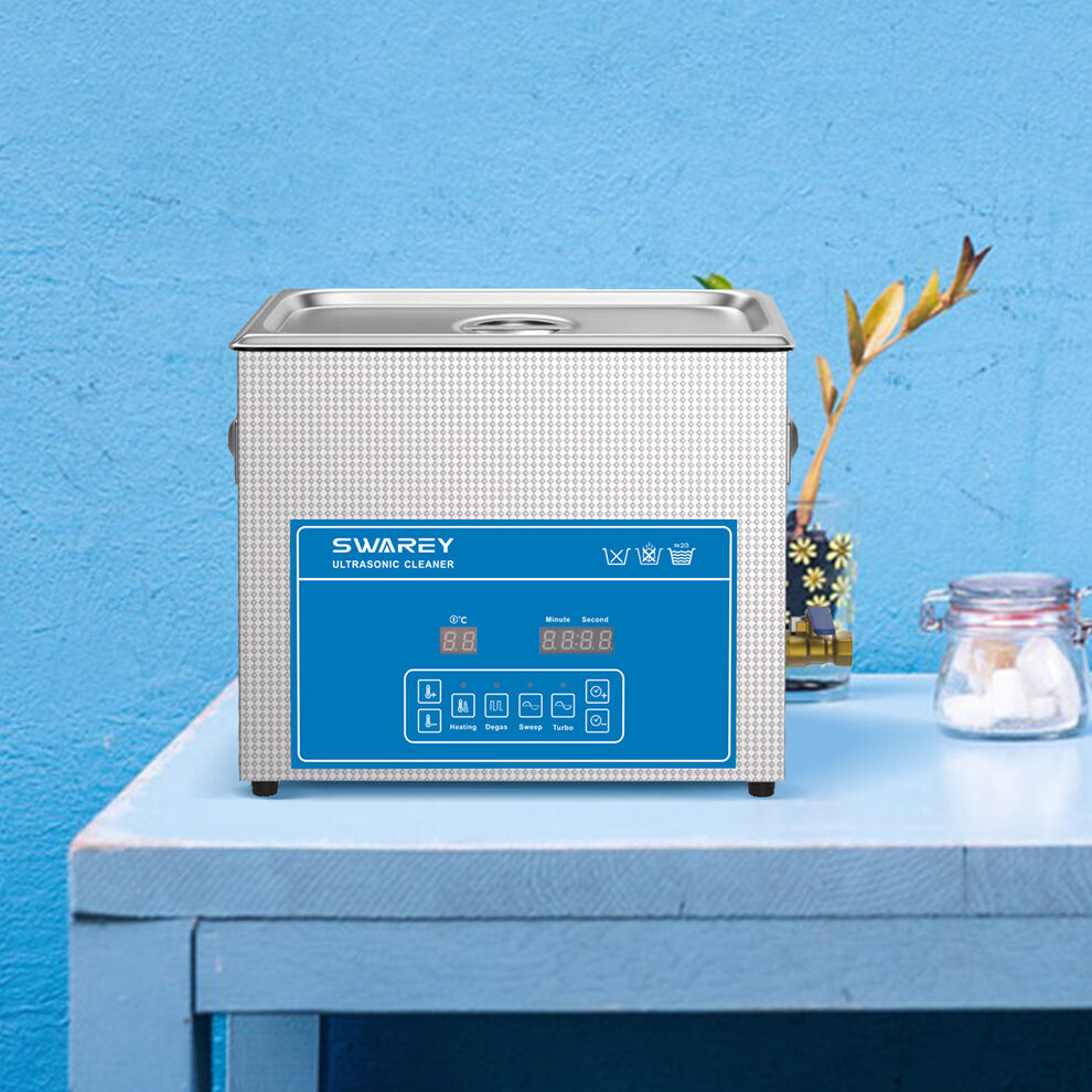 SWAREY 6.5L 40KHz Ultrasonic Cleaner with Heater Timer for Parts Tools Jewelry image9