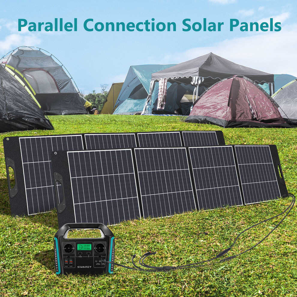 SWAREY 200W Portable Solar Panel Foldable for Camping RV Boat Monocrystalline image7