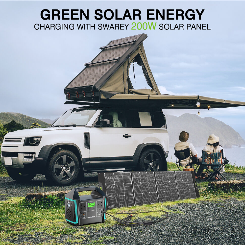 SWAREY Power Station S1000, 725Wh Solar Generator, 2x 1000W (Peak 1500W) AC image6